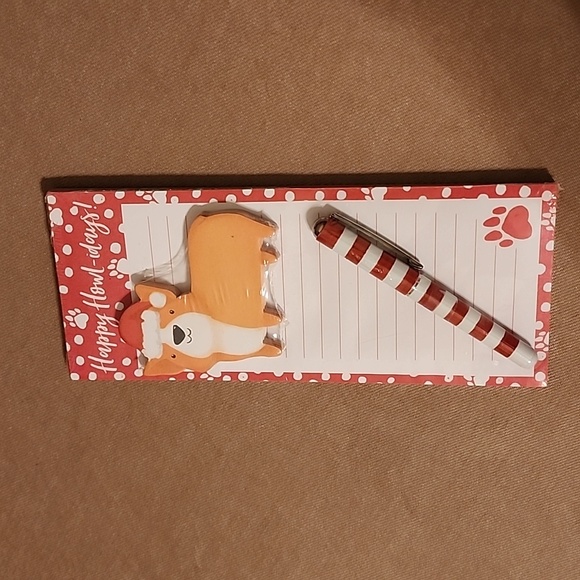 🎅 Corgi Holiday Notepad Set - Picture 4 of 8